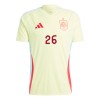 Officiële Voetbalshirt + Korte Broek Spanje Pedri 26 Uit EK 2024 - Kids